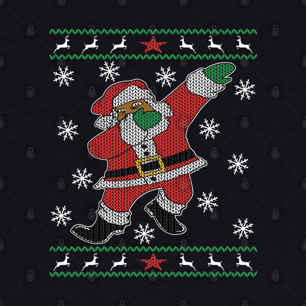 Dabbing Black Santa by EthosWear